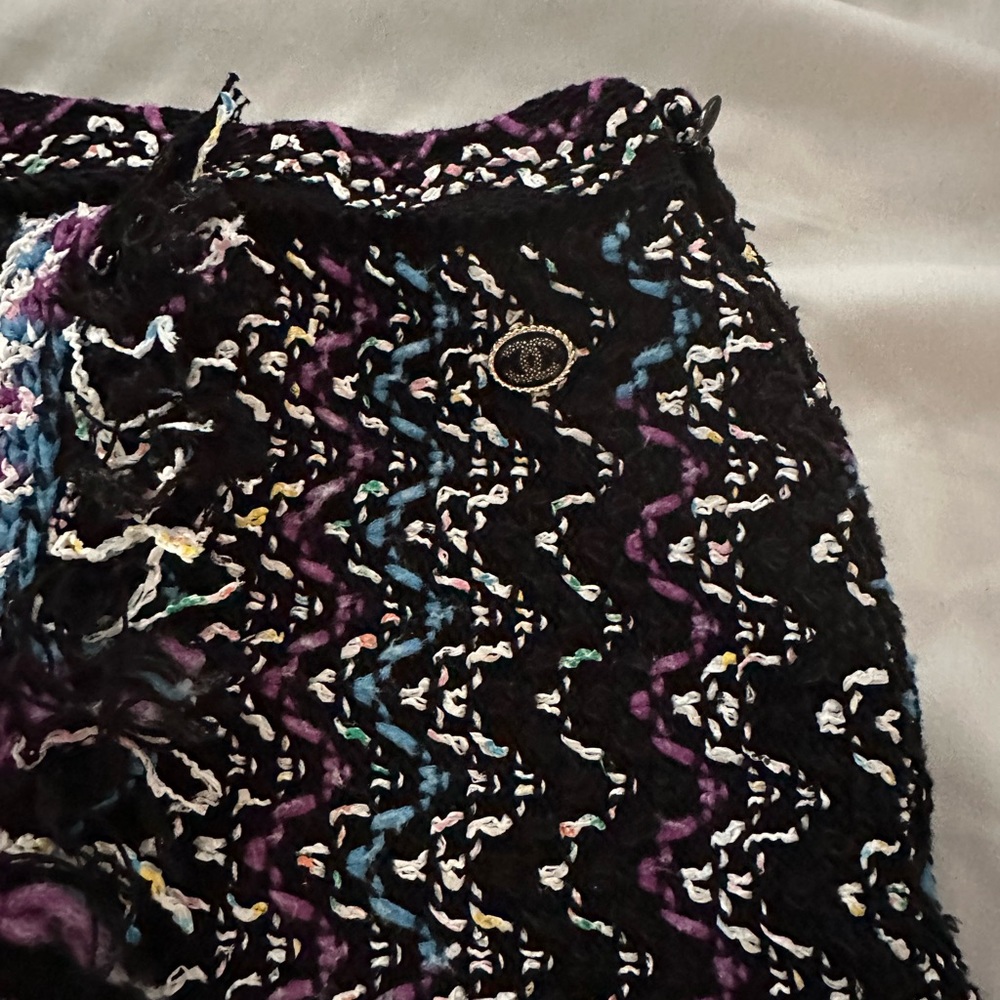Multicolor Chanel, tweed skirt